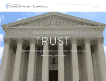 Tablet Screenshot of lnllaw.com